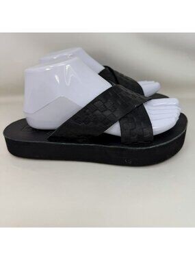 Vans Karina Rozunko Strap Mega Platform Sandals Black Women’s Size 8